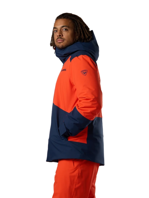 Kurtka narciarska męska Rossignol Rochrun Insulated golden gate / dark navy