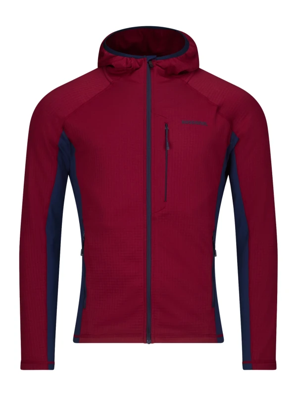Bluza narciarska męska Rossignol Blackside FZH Fleece Tibetan Red