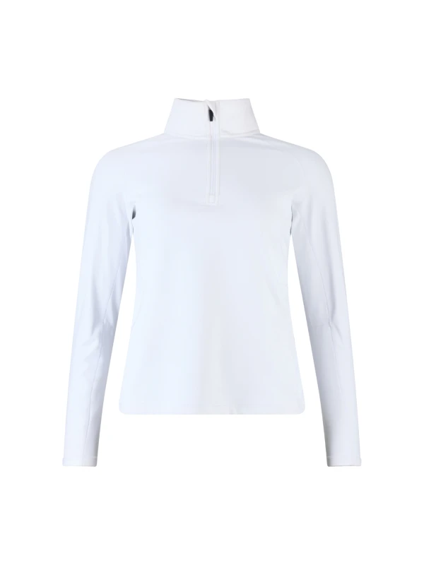 Bluza damska Rossignol Stretch Half-Zip Mid Layer White