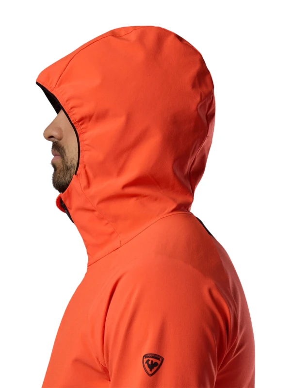Kurtka męska z kapturem Rossignol Venom Wind Red
