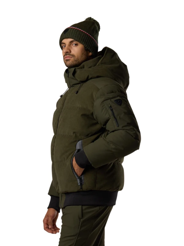 Kurtka puchowa męska Rossignol Resort Corduroy Down Bomber Olive Shadow