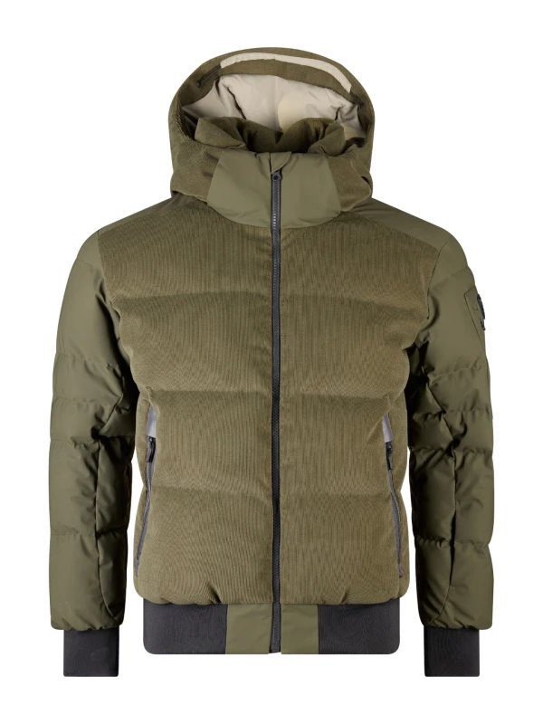 Kurtka puchowa męska Rossignol Resort Corduroy Down Bomber Olive Shadow