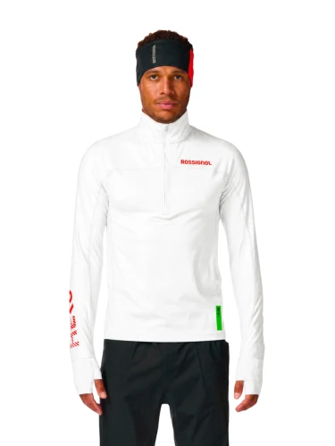 Bluza męska Rossignol Hero Half Zip First Layer White