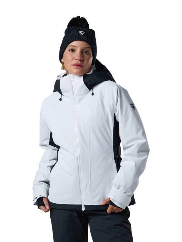 Kurtka narciarska damska Rossignol 4WS Blackside Insulated Black/White