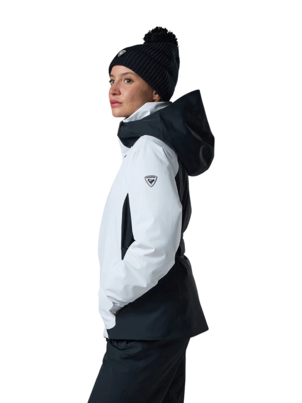 Kurtka narciarska damska Rossignol 4WS Blackside Insulated Black/White