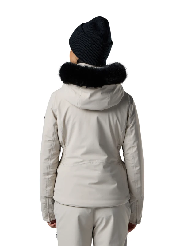 Kurtka narciarska damska Rossignol Snowdazzle Insulated Silver Cloud