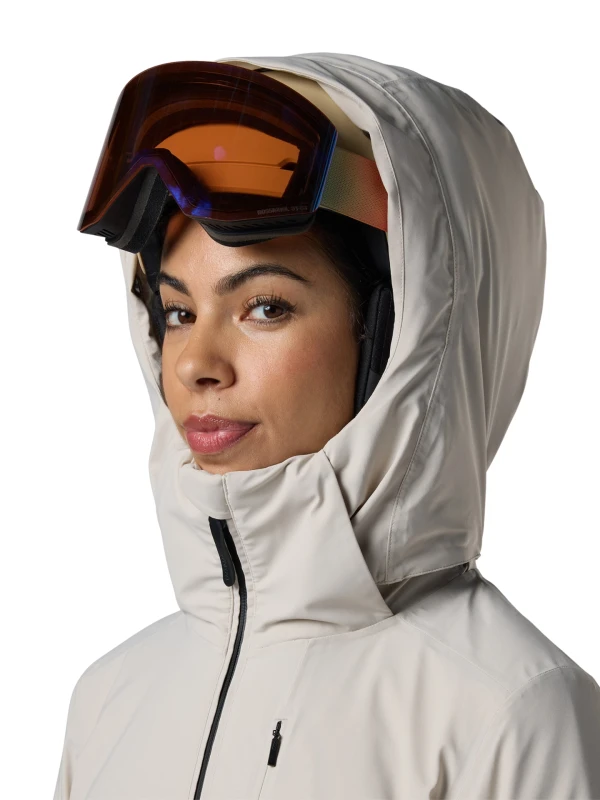 Kurtka narciarska damska Rossignol Snowdazzle Insulated Silver Cloud