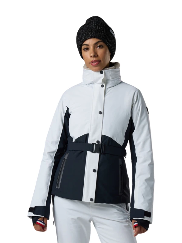Kurtka narciarska damska Rossignol Snowdazzle Black/White