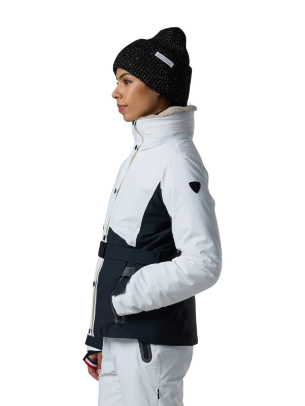 Kurtka narciarska damska Rossignol Snowdazzle Black/White
