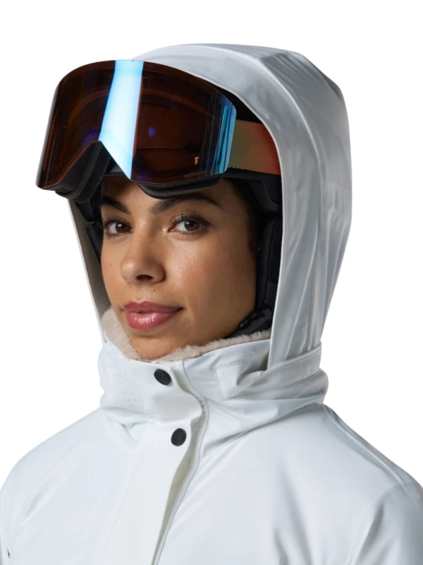 Kurtka narciarska damska Rossignol Snowdazzle Black/White
