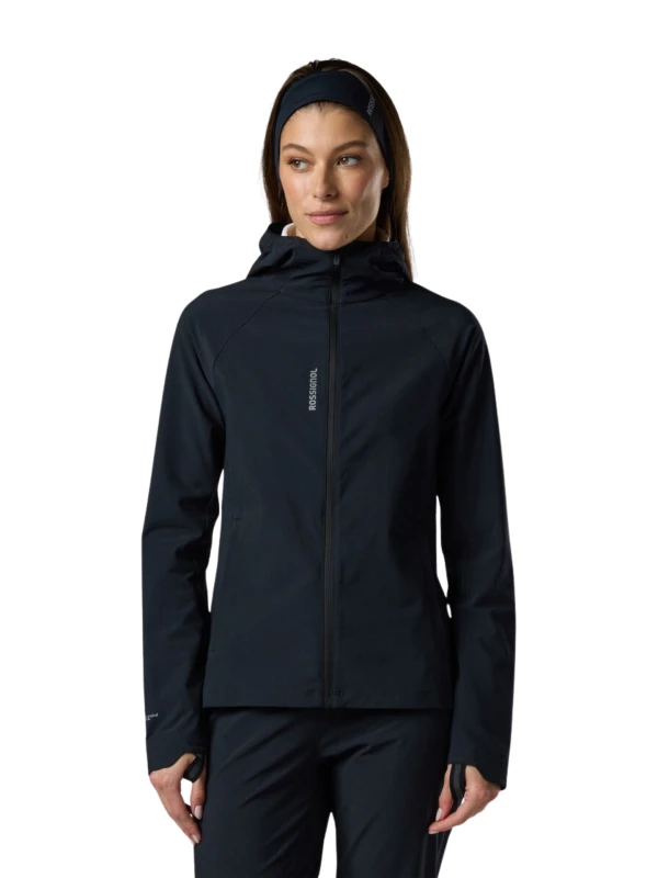 Kurtka damska Rossignol Venom Wind Hoodie Black