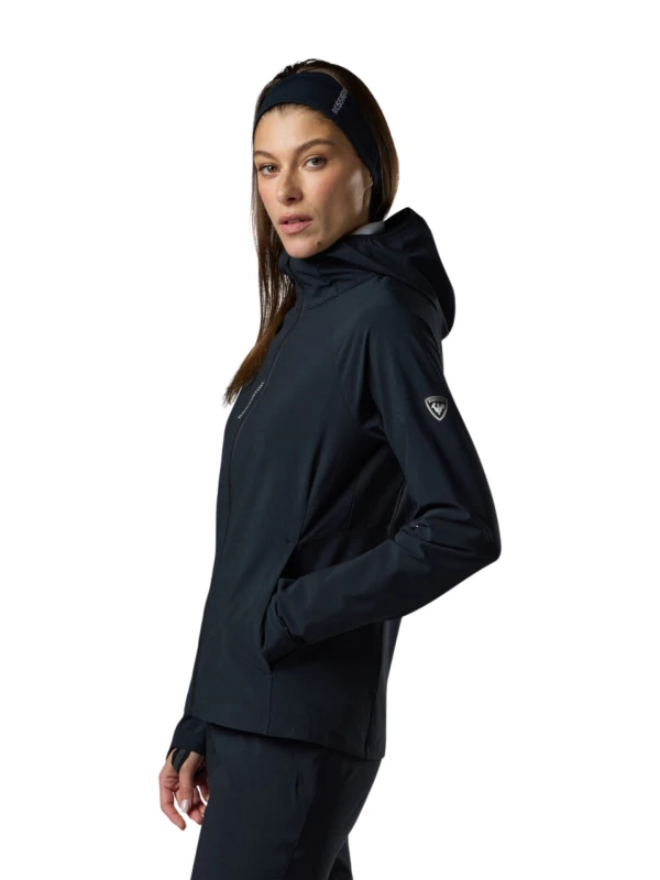 Kurtka damska Rossignol Venom Wind Hoodie Black