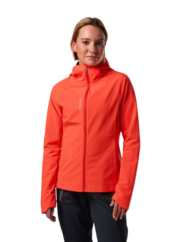 Kurtka damska Rossignol Venom Wind Hoodie Neon Red