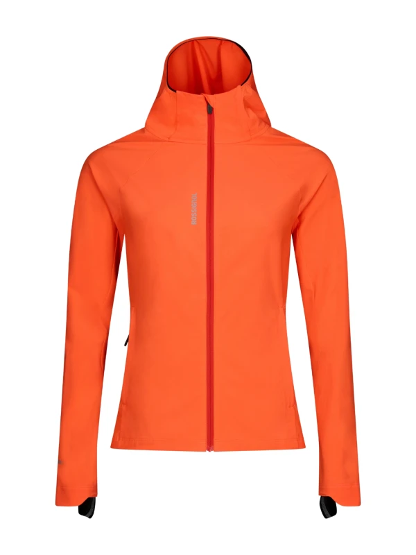 Kurtka damska Rossignol Venom Wind Hoodie Neon Red