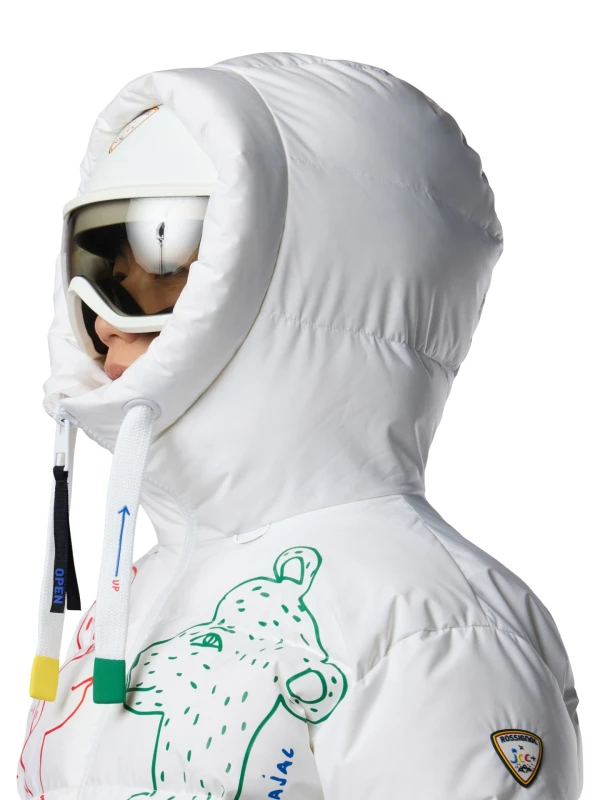 Kurtka narciarska damska Rossignol JCC All Snow Down White