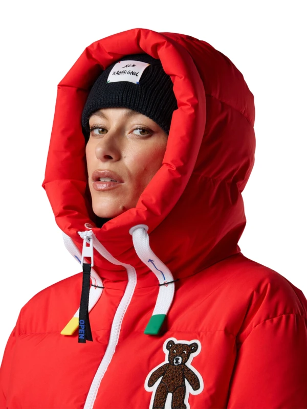 Kurtka narciarska damska Rossignol JCC All Snow Down Red