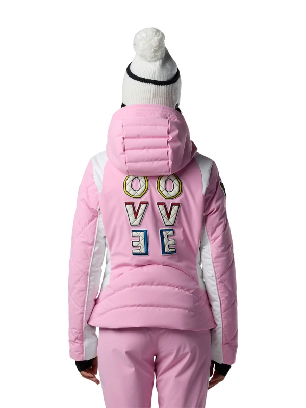 Kurtka narciarska damska Rossignol JCC Valdiz Down New Pink