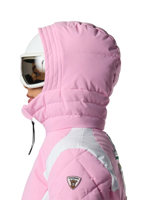 Kurtka narciarska damska Rossignol JCC Valdiz Down New Pink