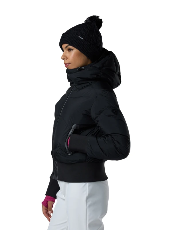 Kurtka narciarska damska Rossignol Snowblaze Down Bomber Black