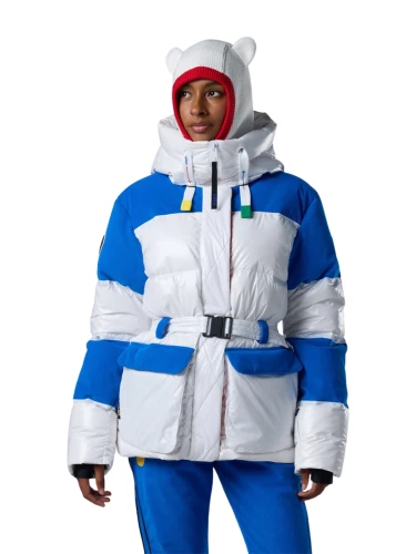 Kurtka narciarska damska Rossignol JCC Corduroy Down White