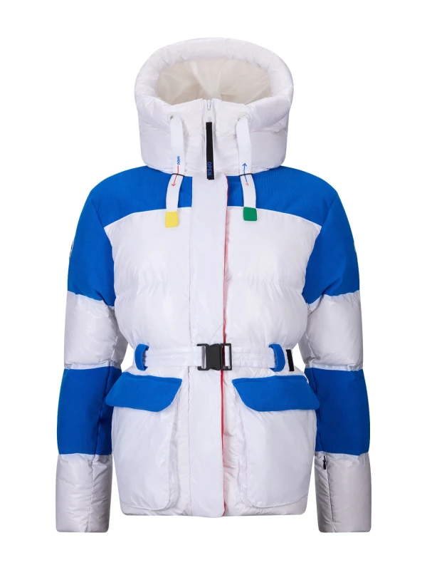 Kurtka narciarska damska Rossignol JCC Corduroy Down White