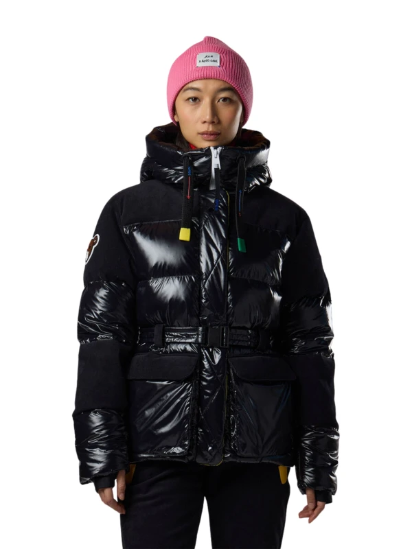 Kurtka narciarska damska Rossignol JCC Corduroy Down Black