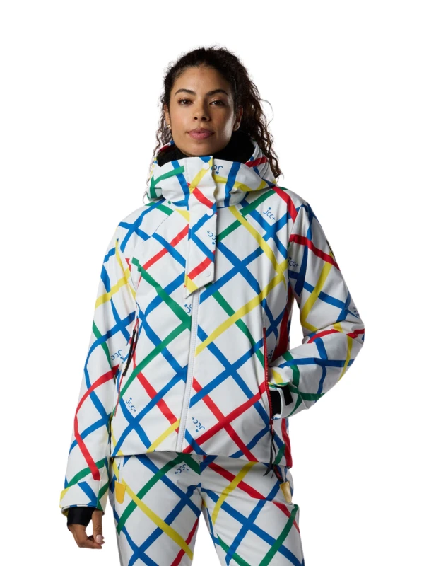 Kurtka narciarska damska Rossignol JCC Sublime Insulated Multicolor Print