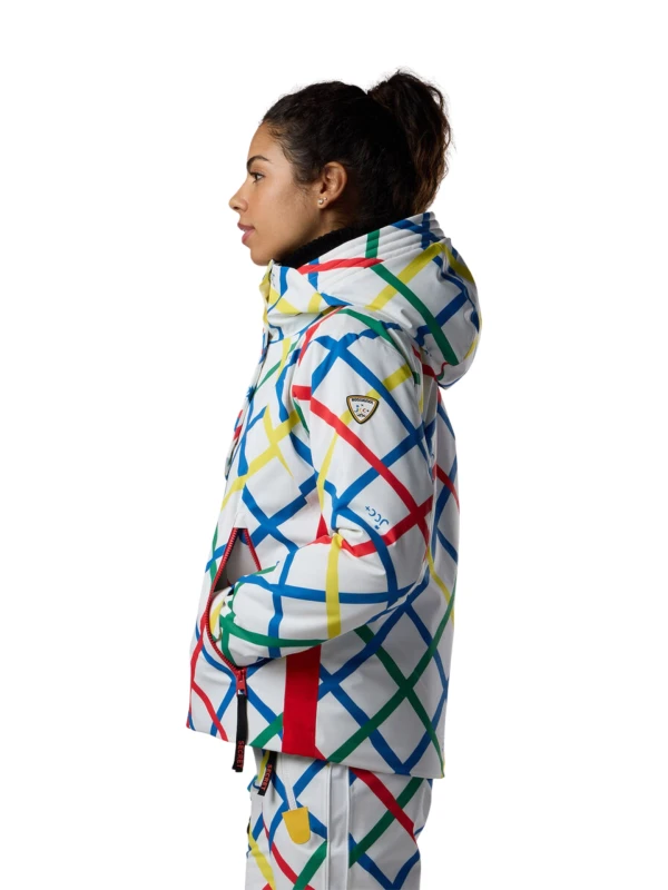 Kurtka narciarska damska Rossignol JCC Sublime Insulated Multicolor Print
