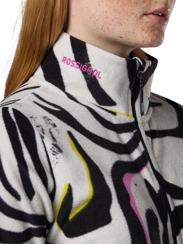 Bluza narciarska damska Rossignol Polar Fleece Savage Black