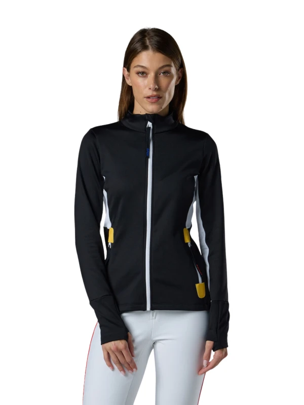 Bluza narciarska damska Rossignol JCC Fleece Black