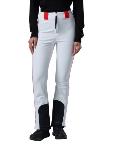 Spodnie narciarskie damskie Rossignol JCC Softshell White
