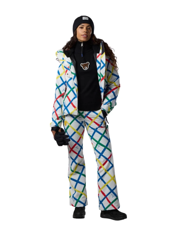 Spodnie narciarskie damskie Rossignol JCC Seasonal Multicolor Print