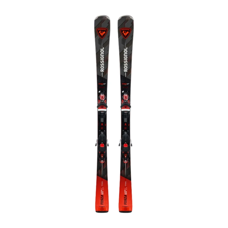 Narty Rossignol Forza 60° TI + SPX 12 KONECT GW B80 Black Hot Red