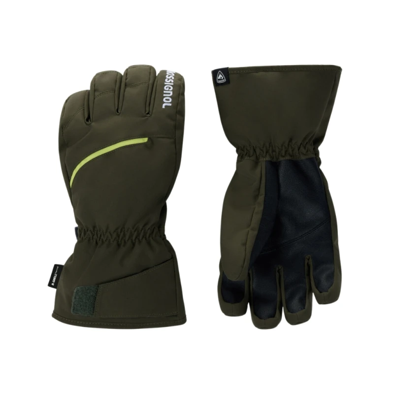 Rękawice narciarskie męskie Rossignol Perf R-Shell Thermal Olive Shadow