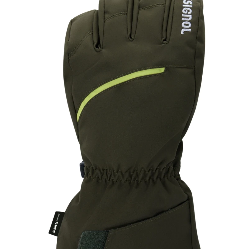 Rękawice narciarskie męskie Rossignol Perf R-Shell Thermal Olive Shadow