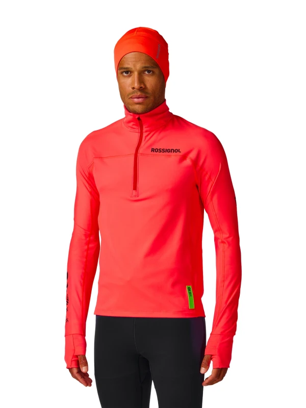 Bluza męska Rossignol Hero Half Zip First Layer Neon Red
