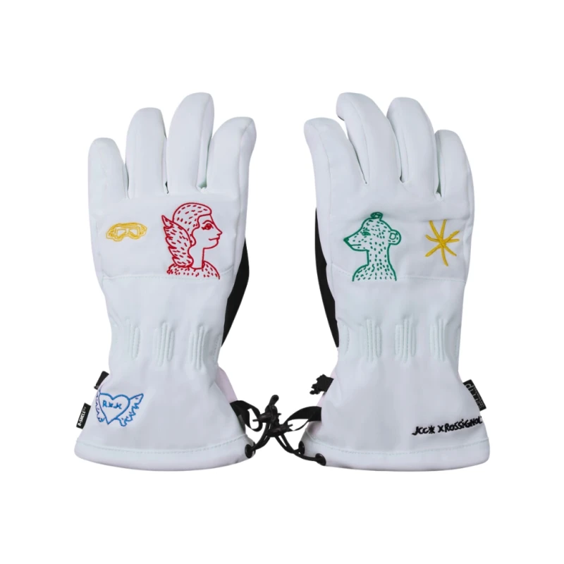 Rękawice narciarskie damskie Rossignol JCC White
