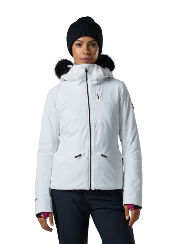 Kurtka narciarska damska Rossignol Snowdazzle Insulated White