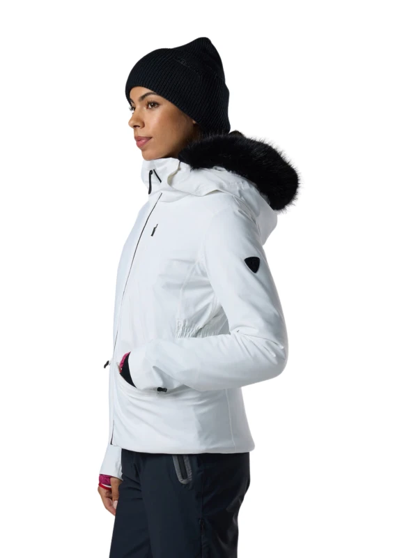 Kurtka narciarska damska Rossignol Snowdazzle Insulated White