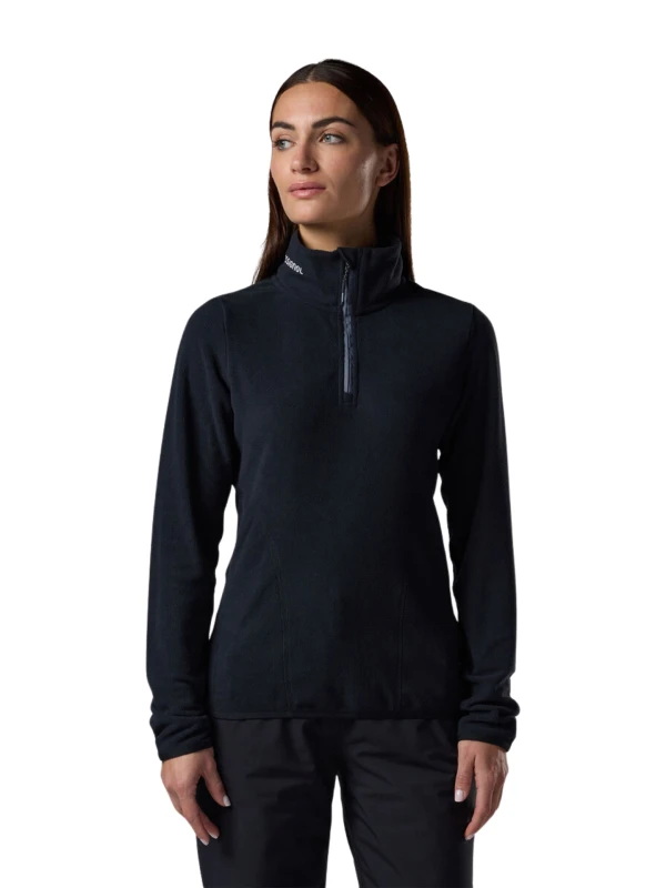 Bluza damska Rossignol Quarter Zip Polar Fleece Black