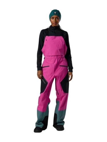Spodnie narciarskie damskie Rossignol Proclivity 3L Bib Electric Fuchsia