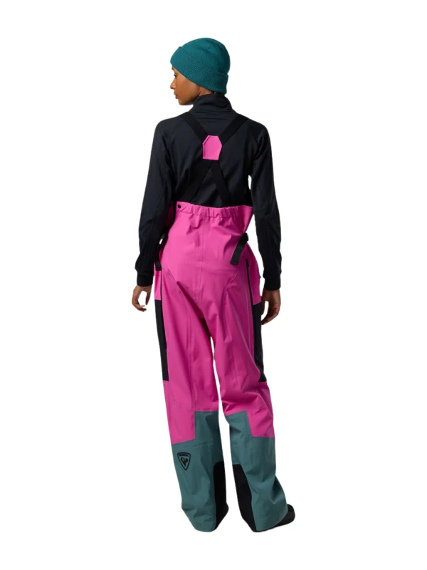 Spodnie narciarskie damskie Rossignol Proclivity 3L Bib Electric Fuchsia