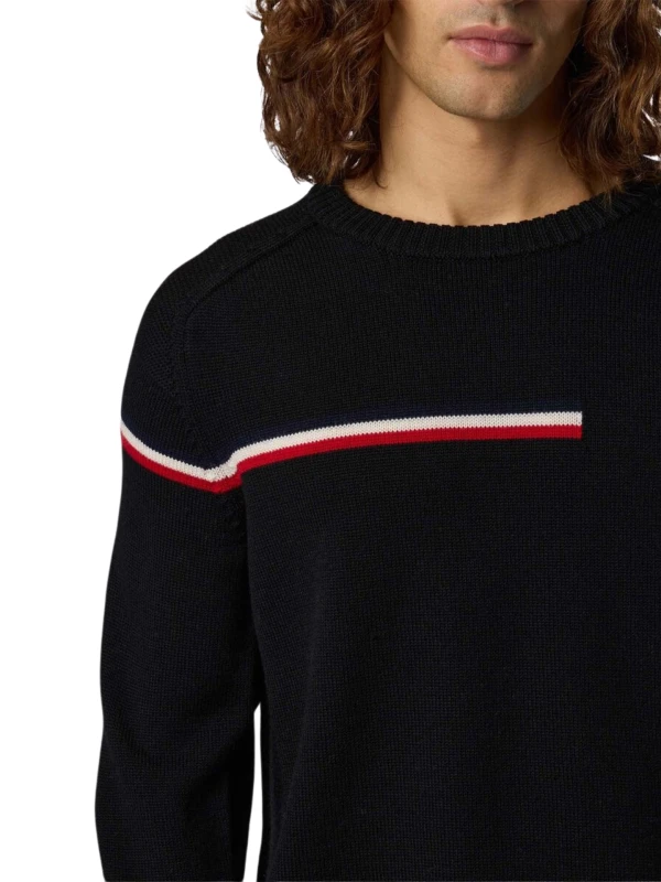Sweter męski Rossignol Odysseus Crew Merino Black