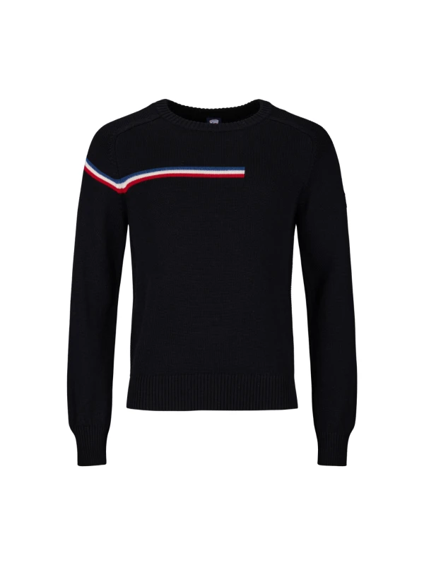 Sweter męski Rossignol Odysseus Crew Merino Black