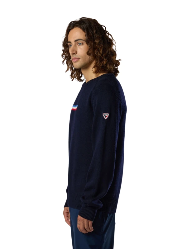 Sweter męski Rossignol Odysseus Crew Merino Dark Navy