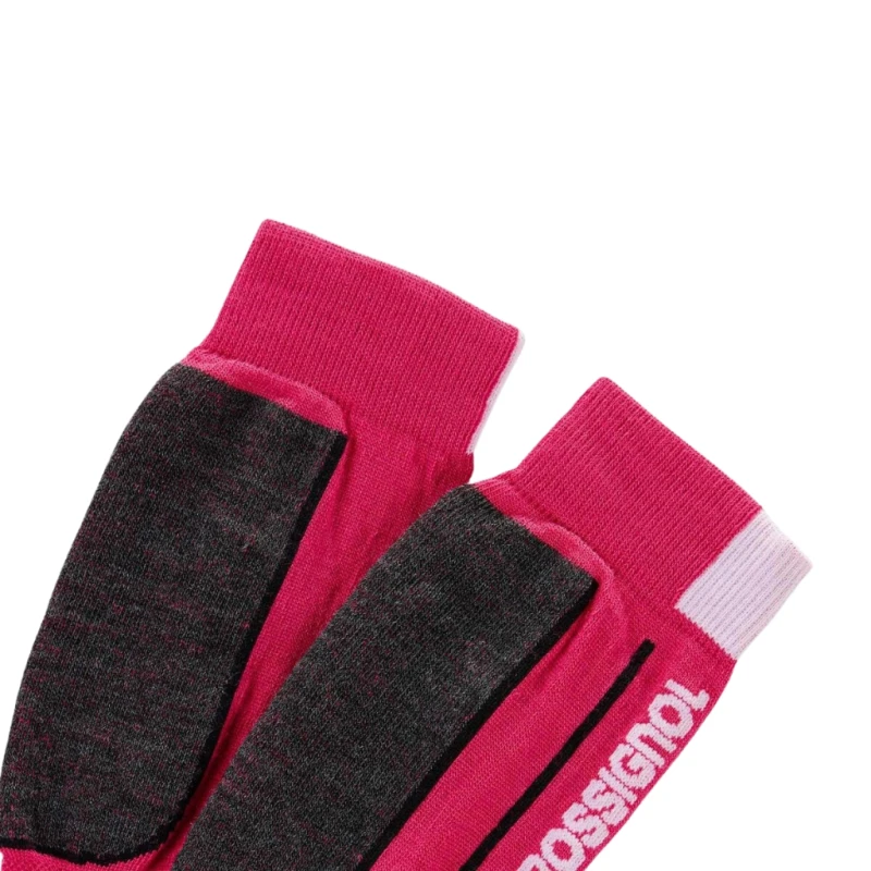 Skarpety narciarskie dziecięce Rossignol Essential Electric Fuchsia