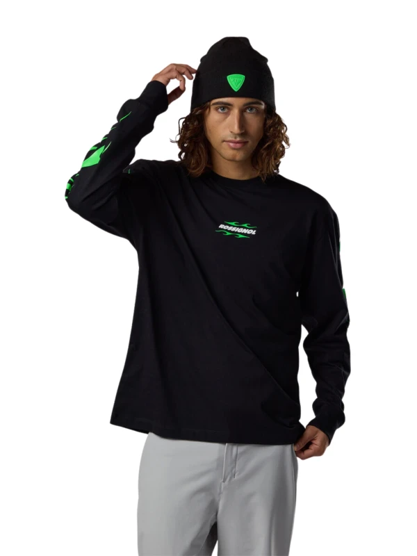 Koszulka z długim rękawem Rossignol Super Project Long Sleeve Black