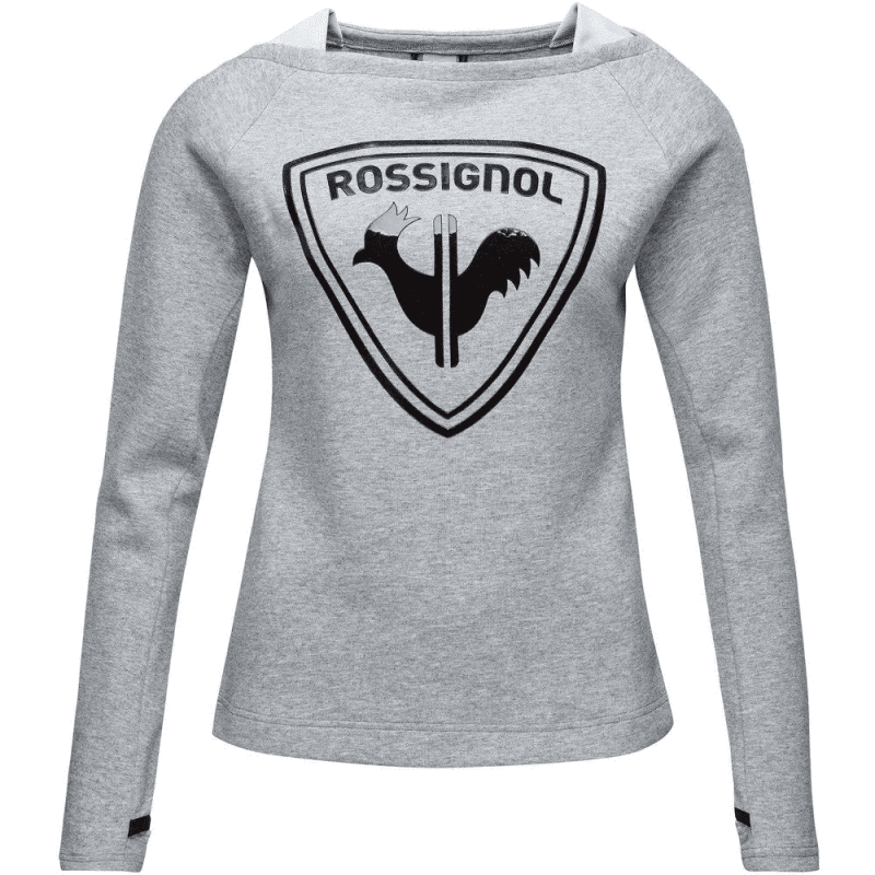 BLUZA ROSSIGNOL W LIFETECH ROUND NECK GRAY