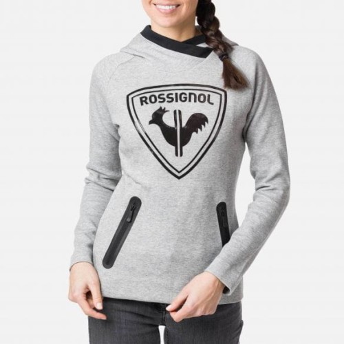 BLUZA ROSSIGNOL W LIFETECH HOODY GRAY