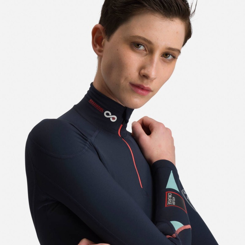 KOSZULKA ROSSIGNOL W INFINI COMPRESSION RACE NAVY
